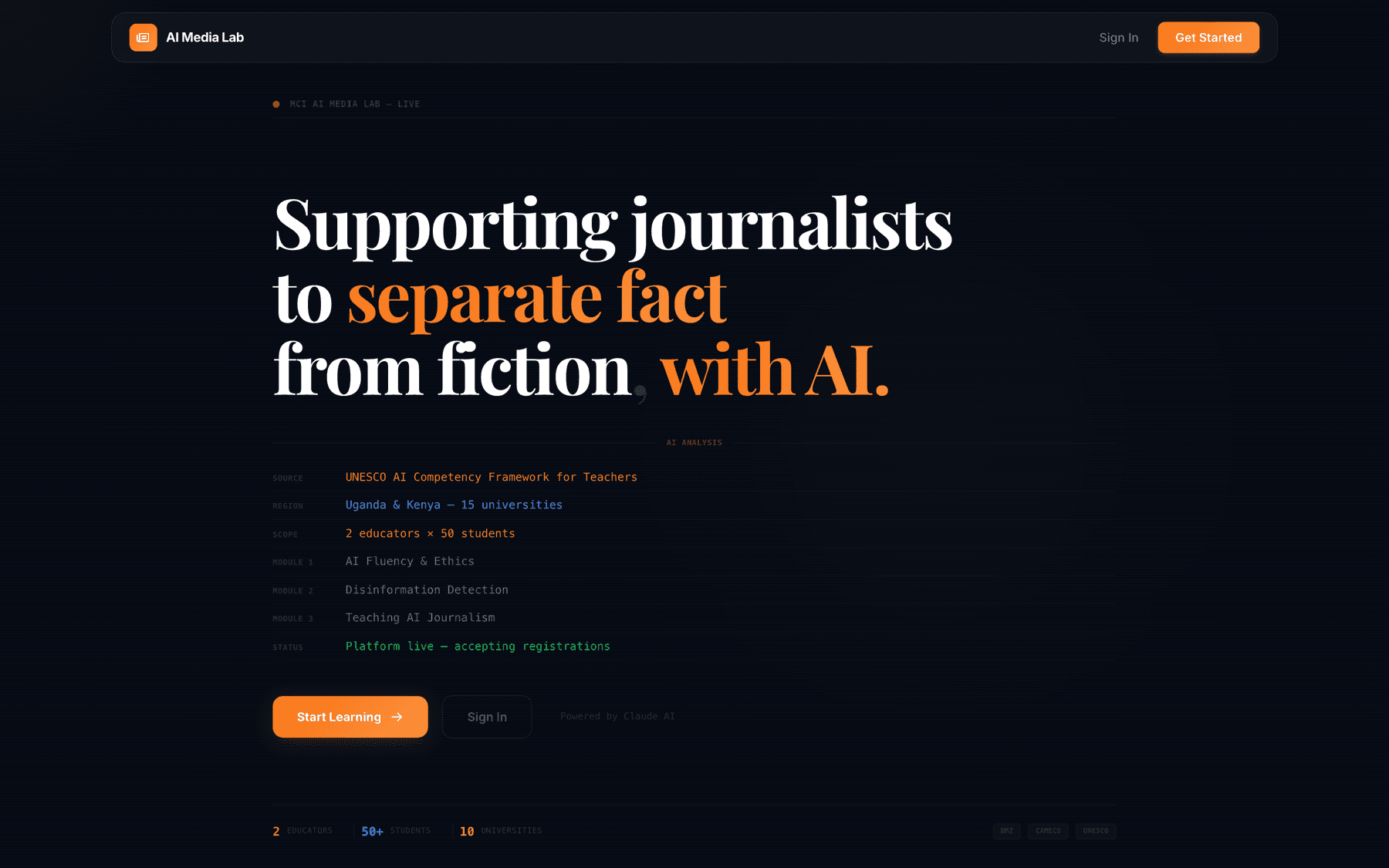 MCI AI Media Lab